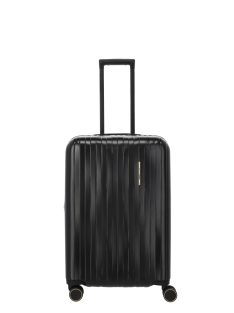   Travelite Barbara Novelty fekete 4 kerekű női közepes bőrönd