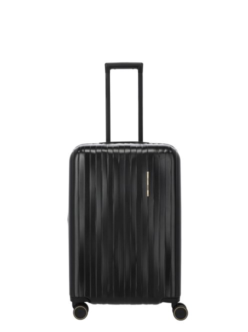 Travelite Barbara Novelty fekete 4 kerekű női közepes bőrönd