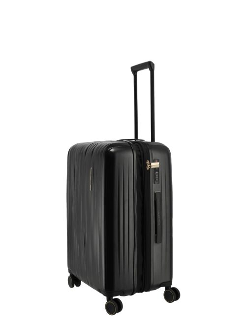 Travelite Barbara Novelty fekete 4 kerekű női közepes bőrönd