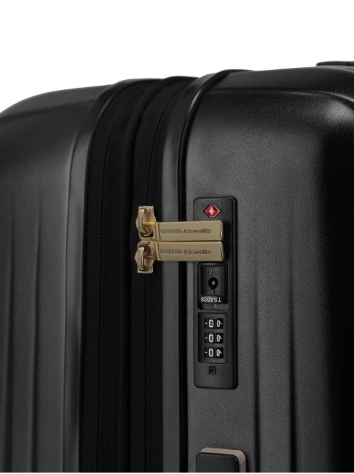 Travelite Barbara Novelty fekete 4 kerekű női közepes bőrönd