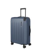 Travelite Dynamiic kék 4 kerekű bővíthető közepes bőrönd