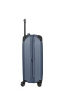 Travelite Dynamiic kék 4 kerekű bővíthető közepes bőrönd