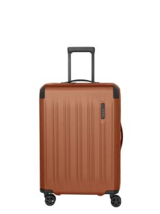   Travelite Dynamiic téglavörös 4 kerekű bővíthető közepes bőrönd