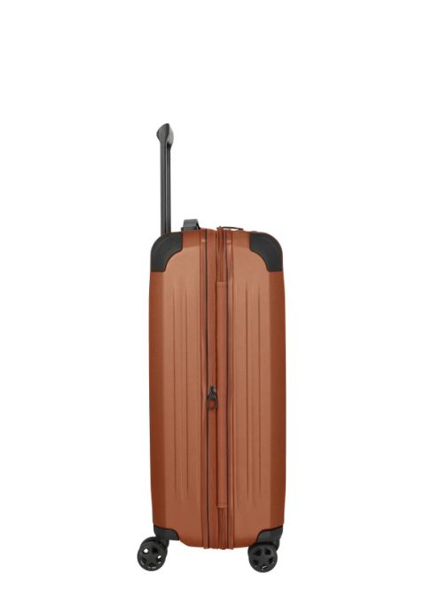 Travelite Dynamiic téglavörös 4 kerekű bővíthető közepes bőrönd
