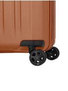 Travelite Dynamiic téglavörös 4 kerekű bővíthető közepes bőrönd