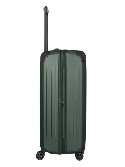 Travelite Dynamiic zöld 4 kerekű bővíthető nagy bőrönd