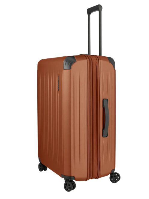 Travelite Dynamiic téglavörös 4 kerekű bővíthető nagy bőrönd