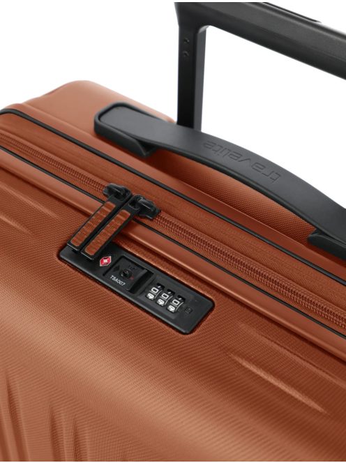 Travelite Dynamiic téglavörös 4 kerekű bővíthető nagy bőrönd