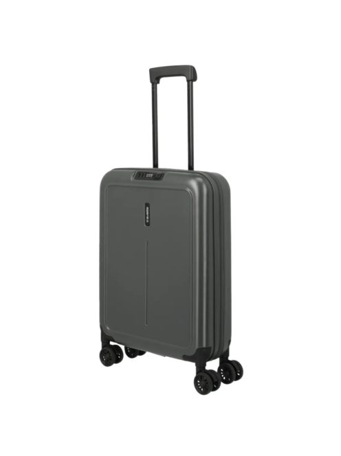 Travelite Basics Flat antracit 4 kerekű kabinbőrönd