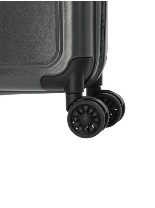 Travelite Basics Flat antracit 4 kerekű kabinbőrönd