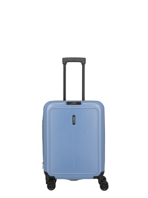 Travelite Basics Flat kék 4 kerekű kabinbőrönd