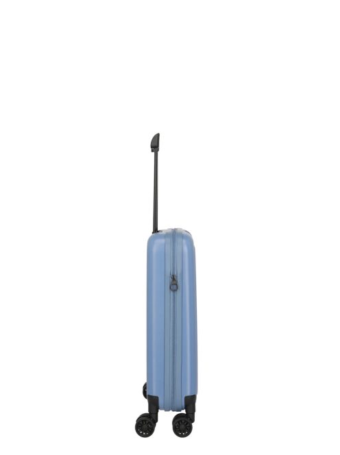 Travelite Basics Flat kék 4 kerekű kabinbőrönd