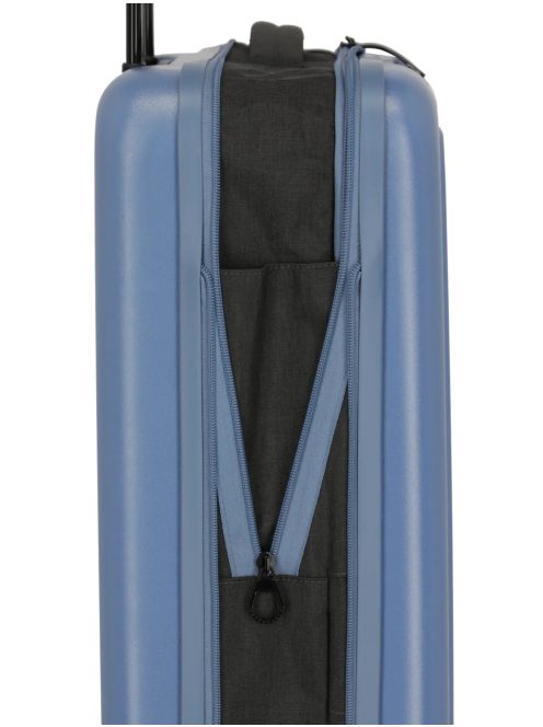 Travelite Basics Flat kék 4 kerekű kabinbőrönd