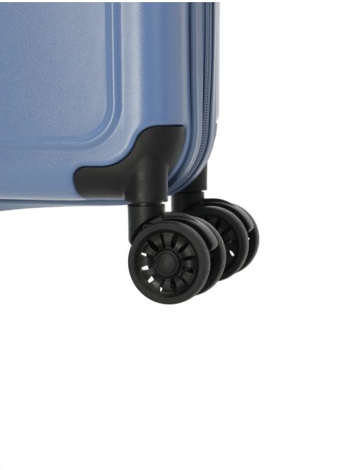 Travelite Basics Flat kék 4 kerekű kabinbőrönd