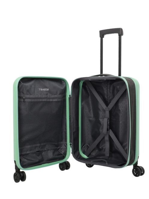 Travelite Basics Flat menta 4 kerekű kabinbőrönd