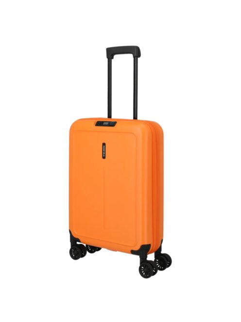 Travelite Basics Flat narancssárga 4 kerekű kabinbőrönd