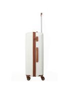 Travelite Bali fehér-barna 4 kerekű nagy bőrönd