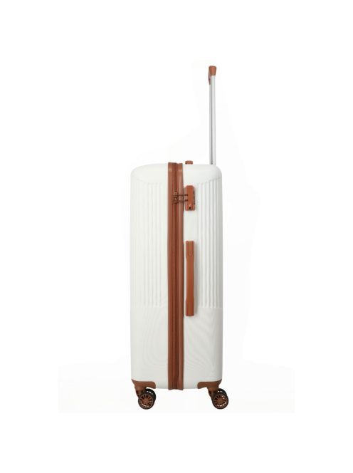 Travelite Bali fehér-barna 4 kerekű nagy bőrönd