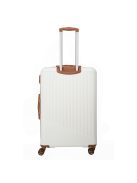 Travelite Bali fehér-barna 4 kerekű nagy bőrönd