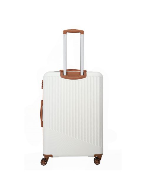 Travelite Bali fehér-barna 4 kerekű nagy bőrönd