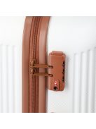 Travelite Bali fehér-barna 4 kerekű nagy bőrönd