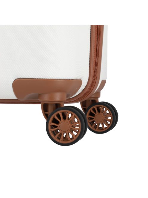 Travelite Bali fehér-barna 4 kerekű nagy bőrönd