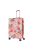 Travelite Cruise bézs-korall virágos 4 kerekű nagy bőrönd