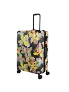 Travelite Cruise sárga virágos 4 kerekű nagy bőrönd