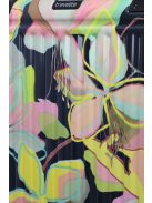 Travelite Cruise sárga virágos 4 kerekű nagy bőrönd