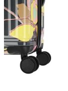 Travelite Cruise sárga virágos 4 kerekű nagy bőrönd