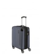 TRAVELITE City S kék 4 kerekű bővíthető kabinbőrönd