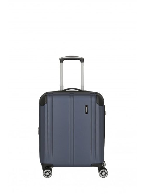 TRAVELITE City S kék 4 kerekű bővíthető kabinbőrönd