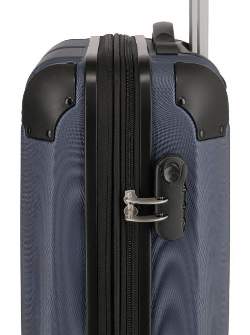 TRAVELITE City S kék 4 kerekű bővíthető kabinbőrönd