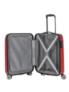 Travelite City piros 4 kerekű kabinbőrönd