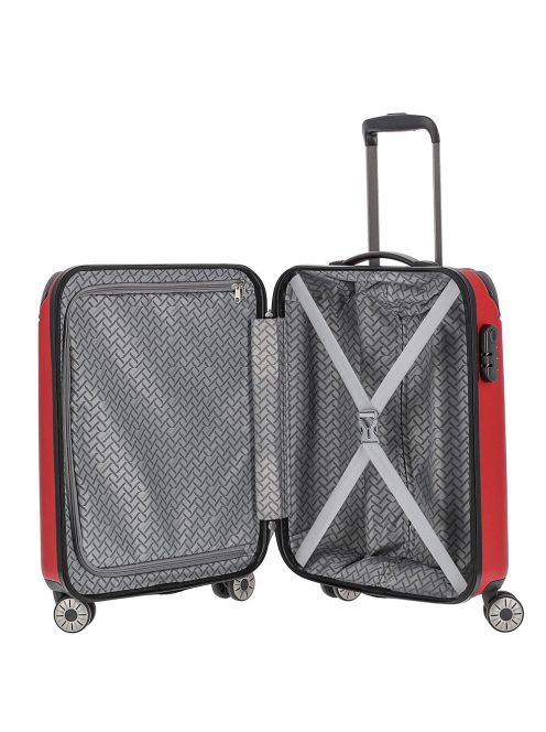 Travelite City piros 4 kerekű kabinbőrönd