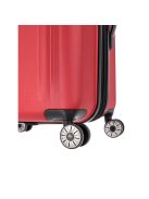 Travelite City piros 4 kerekű bővíthető közepes bőrönd