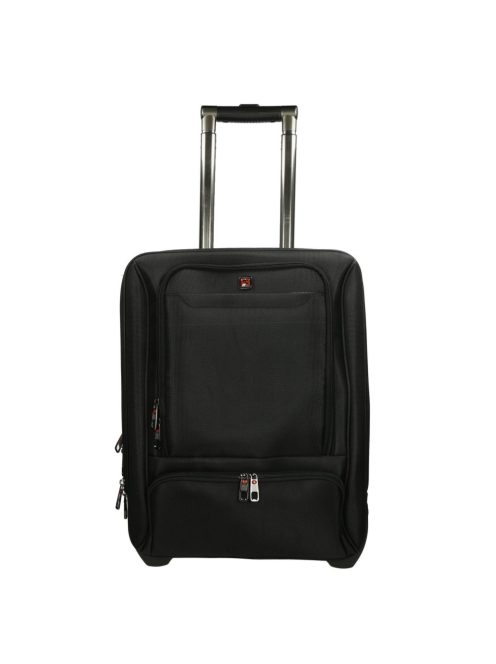 Enrico Benett Cornell fekete 2 kerekű kabinbőrönd