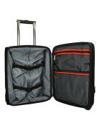 Enrico Benett Cornell fekete 2 kerekű kabinbőrönd