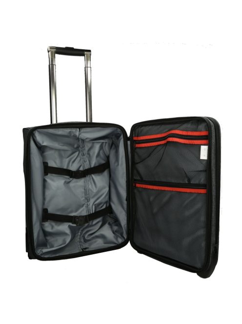 Enrico Benett Cornell antracit 2 kerekű kabinbőrönd