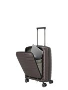 Travelite Air Base barna 4 kerekű első zsebes kabinbőrönd