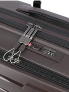 Travelite Air Base barna 4 kerekű első zsebes kabinbőrönd