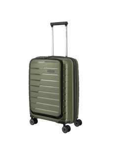   Travelite Air Base zöld 4 kerekű első zsebes kabinbőrönd