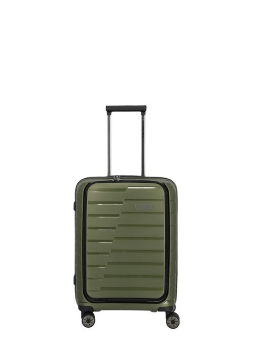 Travelite Air Base zöld 4 kerekű első zsebes kabinbőrönd