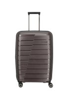 Travelite Air Base barna 4 kerekű bővíthető közepes bőrönd