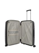 Travelite Air Base barna 4 kerekű bővíthető közepes bőrönd