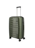 Travelite Air Base zöld 4 kerekű bővíthető közepes bőrönd