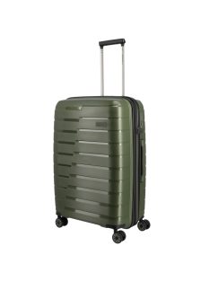   Travelite Air Base zöld 4 kerekű bővíthető közepes bőrönd