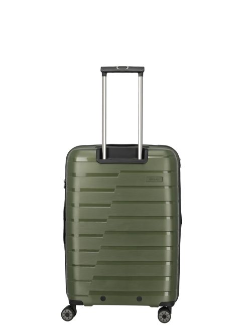 Travelite Air Base zöld 4 kerekű bővíthető közepes bőrönd