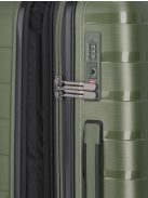 Travelite Air Base zöld 4 kerekű bővíthető közepes bőrönd