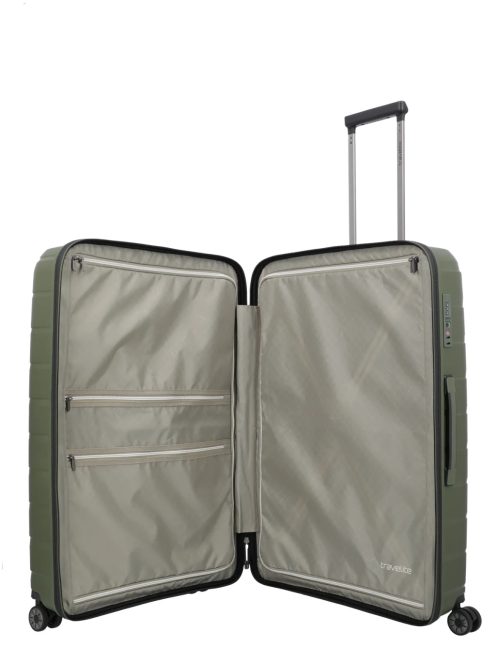 Travelite Air Base zöld 4 kerekű nagy bőrönd